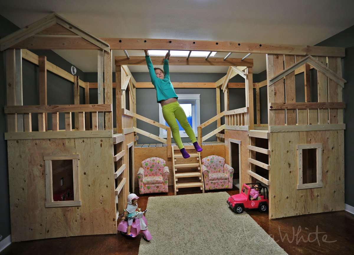 Indoor playsets for store homes